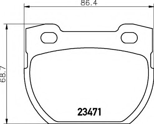 HELLA 8DB 355 010-921 Тормозные колодки для LAND ROVER DEFENDER (Ленд ровер/лэнд ровер Дэфэндэр) HELLA 8DB 355 010-921 Тормозные колодки для LAND ROVER DEFENDER (Ленд ровер/лэнд ровер Дэфэндэр)