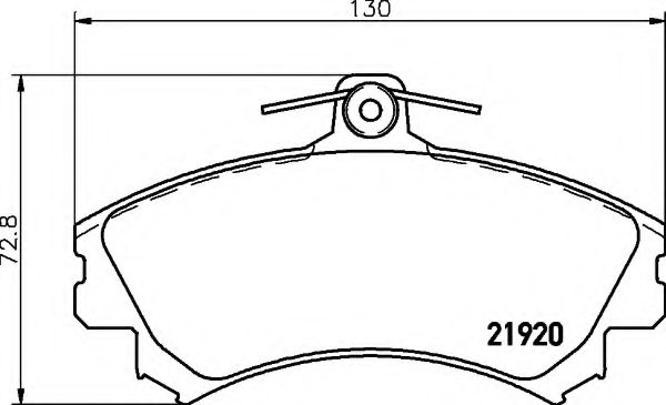 HELLA 8DB 355 016-681 Тормозные колодки для PROTON WAJA (Протон Важа) HELLA 8DB 355 016-681 Тормозные колодки для PROTON WAJA (Протон Важа)