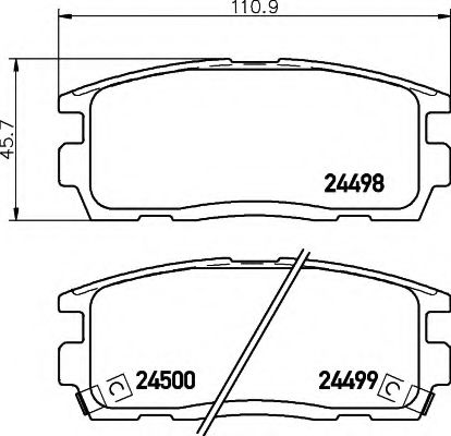 HELLA 8DB 355 012-951 Тормозные колодки для CHEVROLET CAPTIVA (Шевроле Каптива) HELLA 8DB 355 012-951 Тормозные колодки для CHEVROLET CAPTIVA (Шевроле Каптива)