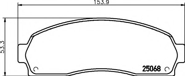 HELLA 8DB 355 015-361 Тормозные колодки для FORD-USA (Форд-уса) HELLA 8DB 355 015-361 Тормозные колодки для FORD-USA (Форд-уса)