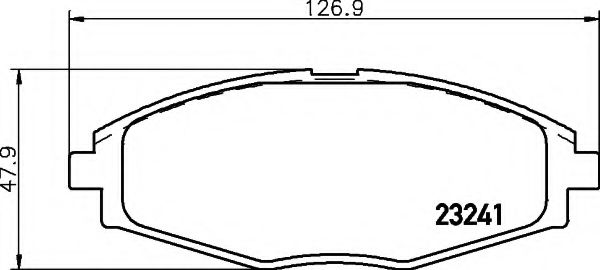 HELLA 8DB 355 017-021 Тормозные колодки для DAEWOO MATIZ (Дэу Матиз) HELLA 8DB 355 017-021 Тормозные колодки для DAEWOO MATIZ (Дэу Матиз)