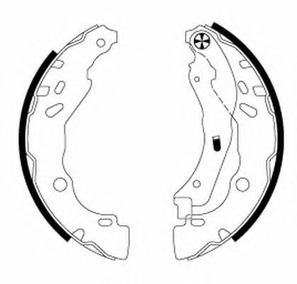 HELLA 8DB 355 020-071 Тормозные колодоки для NISSAN VERSA NOTE (Ниссан Vэрса нотэ) HELLA 8DB 355 020-071 Тормозные колодоки для NISSAN VERSA NOTE (Ниссан Vэрса нотэ)