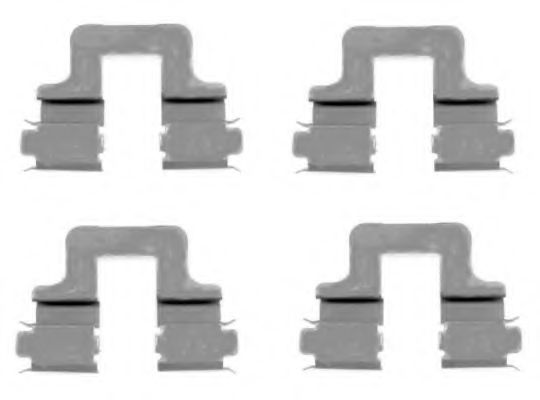 HELLA 8DZ 355 203-551 Комплектующие, колодки дискового тормоза для VOLKSWAGEN (Фольксваген) HELLA 8DZ 355 203-551 Комплектующие, колодки дискового тормоза для VOLKSWAGEN (Фольксваген)