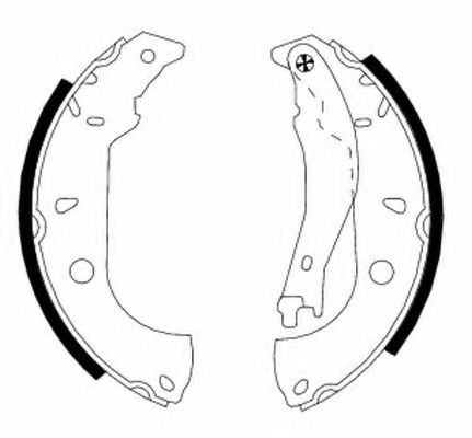 HELLA 8DB 355 001-021 Тормозные колодоки для FIAT TEMPRA (Фиат Тэмпра) HELLA 8DB 355 001-021 Тормозные колодоки для FIAT TEMPRA (Фиат Тэмпра)