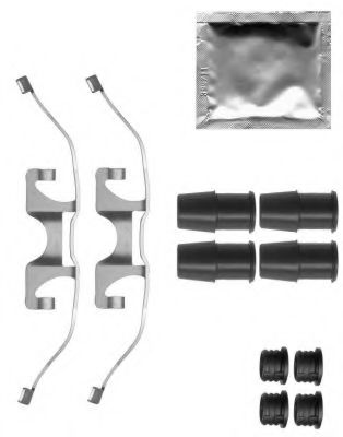 HELLA 8DZ 355 205-461 комплект принадлежностей, тормозной суппорт для PEUGEOT (Пежо) HELLA 8DZ 355 205-461 комплект принадлежностей, тормозной суппорт для PEUGEOT (Пежо)