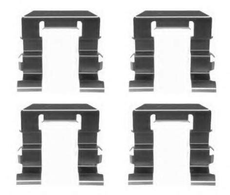 HELLA 8DZ 355 205-381 Комплектующие, колодки дискового тормоза для NISSAN PULSAR I (Ниссан Пулсар и) HELLA 8DZ 355 205-381 Комплектующие, колодки дискового тормоза для NISSAN PULSAR I (Ниссан Пулсар и)