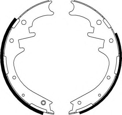 HELLA 8DB 355 022-001 Тормозные колодоки для FORD-USA (Форд-уса) HELLA 8DB 355 022-001 Тормозные колодоки для FORD-USA (Форд-уса)