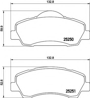 HELLA 8DB 355 020-771 Тормозные колодки для CITROËN C4 CACTUS (CитроËн С4 кактус) HELLA 8DB 355 020-771 Тормозные колодки для CITROËN C4 CACTUS (CитроËн С4 кактус)