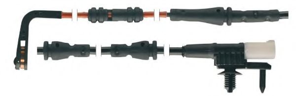 HELLA 8DK 355 252-401 Сигнализатор, износ тормозных колодок 