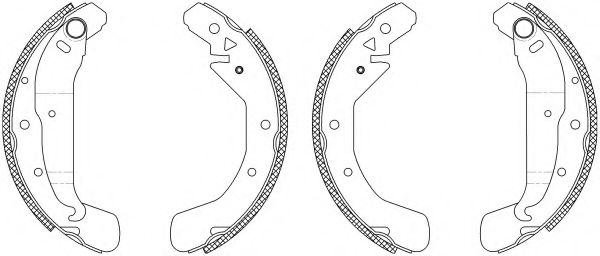 HELLA 8DB 355 003-481 Тормозные колодоки для OPEL ASTRA H HATCH (Опель Астра н хэтчбек) HELLA 8DB 355 003-481 Тормозные колодоки для OPEL ASTRA H HATCH (Опель Астра н хэтчбек)