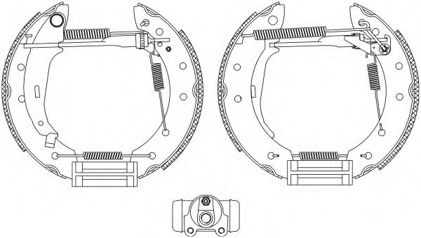 HELLA 8DB 355 004-661 Тормозные колодоки для CITROËN CHANSON (CитроËн Чансон) HELLA 8DB 355 004-661 Тормозные колодоки для CITROËN CHANSON (CитроËн Чансон)