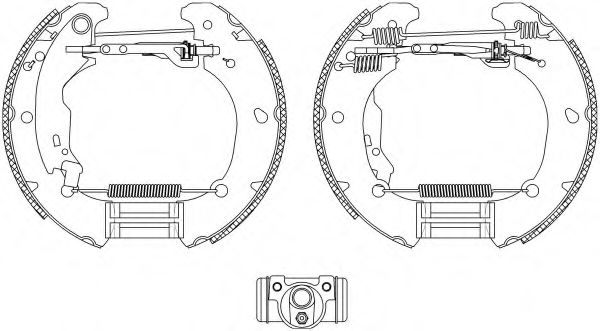 HELLA 8DB 355 004-481 Тормозные колодоки для FIAT (Фиат) HELLA 8DB 355 004-481 Тормозные колодоки для FIAT (Фиат)