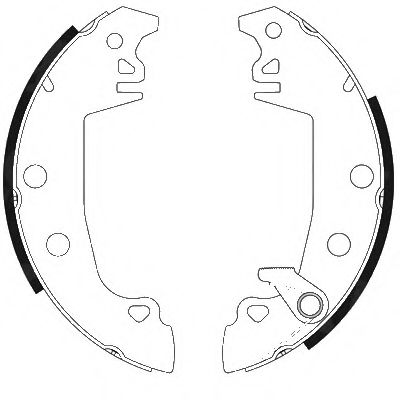 HELLA 8DB 355 001-201 Тормозные колодоки для PEUGEOT 305 II (Пежо 305 2) HELLA 8DB 355 001-201 Тормозные колодоки для PEUGEOT 305 II (Пежо 305 2)