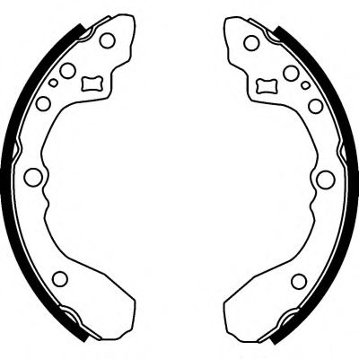 HELLA 8DB 355 001-781 Тормозные колодоки для KIA MENTOR (Киа Мэнтор) HELLA 8DB 355 001-781 Тормозные колодоки для KIA MENTOR (Киа Мэнтор)
