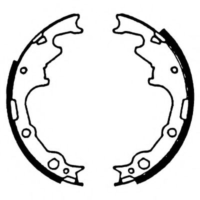 HELLA 8DB 355 002-371 Тормозные колодоки 