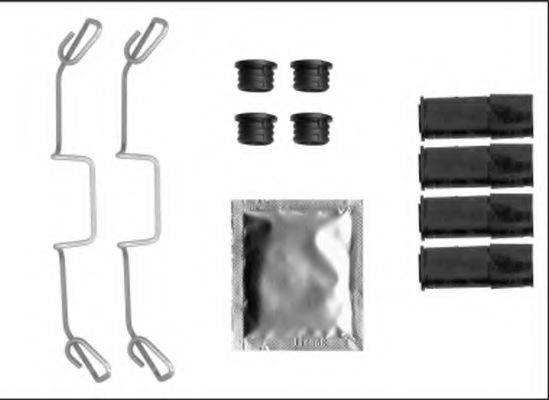 HELLA 8DZ 355 205-611 комплект принадлежностей, тормозной суппорт для VOLKSWAGEN COMBI (Фольксваген Cомби) HELLA 8DZ 355 205-611 комплект принадлежностей, тормозной суппорт для VOLKSWAGEN COMBI (Фольксваген Cомби)