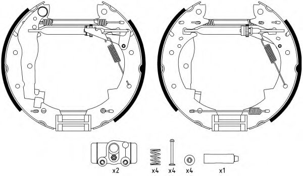 HELLA 8DB 355 022-731 Тормозные колодоки для SUZUKI JIMNY (Сузуки Жимнъ) HELLA 8DB 355 022-731 Тормозные колодоки для SUZUKI JIMNY (Сузуки Жимнъ)