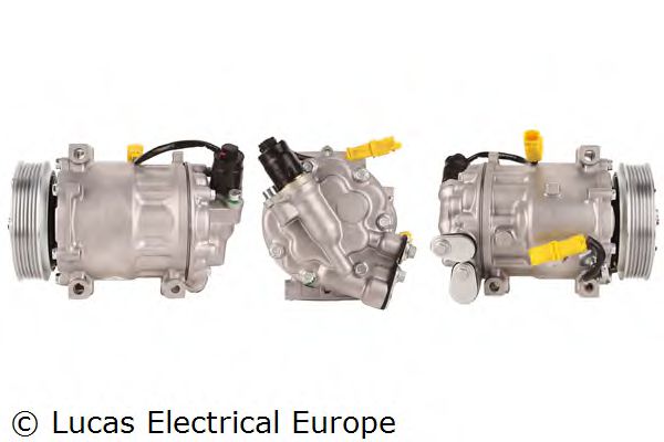 LUCAS ELECTRICAL ACP416 Компрессор, кондиционер для PEUGEOT 407 (Пежо 407) LUCAS ELECTRICAL ACP416 Компрессор, кондиционер для PEUGEOT 407 (Пежо 407)