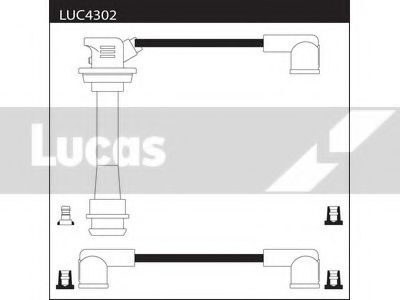 LUCAS ELECTRICAL LUC4302 Комплект проводов зажигания для TOYOTA COROLLA SPRINTER (Тойота/тоета Cоролла спринтэр) LUCAS ELECTRICAL LUC4302 Комплект проводов зажигания для TOYOTA COROLLA SPRINTER (Тойота/тоета Cоролла спринтэр)