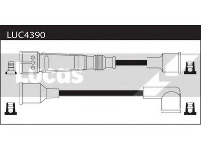 LUCAS ELECTRICAL LUC4390 Комплект проводов зажигания для VOLKSWAGEN CARIBE I (Фольксваген Cарибэ и) LUCAS ELECTRICAL LUC4390 Комплект проводов зажигания для VOLKSWAGEN CARIBE I (Фольксваген Cарибэ и)
