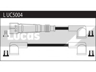 LUCAS ELECTRICAL LUC5004 Комплект проводов зажигания для AUDI 100 (Ауди 100) LUCAS ELECTRICAL LUC5004 Комплект проводов зажигания для AUDI 100 (Ауди 100)