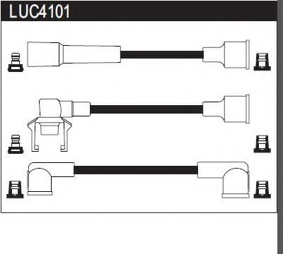 LUCAS ELECTRICAL LUC4101 Комплект проводов зажигания для RENAULT ENCORE (Рено Энcорэ) LUCAS ELECTRICAL LUC4101 Комплект проводов зажигания для RENAULT ENCORE (Рено Энcорэ)