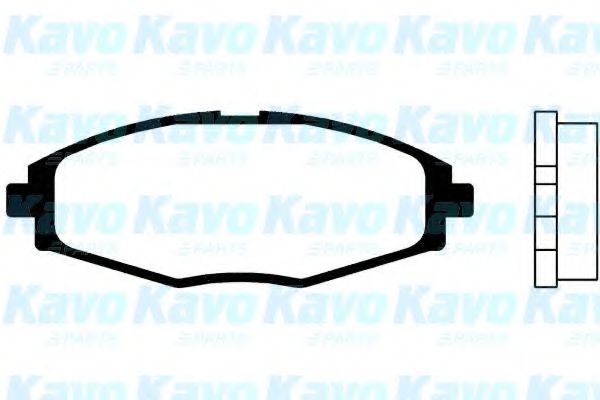 KAVO PARTS BP-1004 Тормозные колодки для DAEWOO LANOS / SENS (Дэу Ланос / сэнс) KAVO PARTS BP-1004 Тормозные колодки для DAEWOO LANOS / SENS (Дэу Ланос / сэнс)