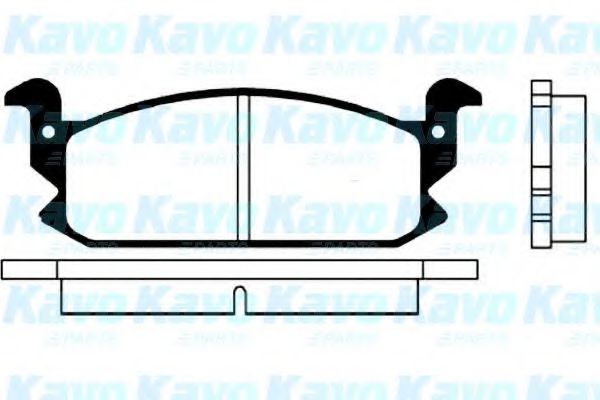 KAVO PARTS BP-1500 Тормозные колодки для DAIHATSU CHARADE II (Дайхатсу Чарадэ 2) KAVO PARTS BP-1500 Тормозные колодки для DAIHATSU CHARADE II (Дайхатсу Чарадэ 2)