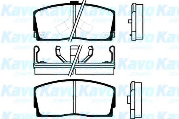 KAVO PARTS BP-1503 Тормозные колодки для DAIHATSU APPLAUSE II (Дайхатсу Апплаусэ 2) KAVO PARTS BP-1503 Тормозные колодки для DAIHATSU APPLAUSE II (Дайхатсу Апплаусэ 2)