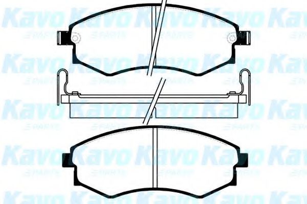 KAVO PARTS BP-3003 Тормозные колодки для KIA JOICE (Киа Жоиcэ) KAVO PARTS BP-3003 Тормозные колодки для KIA JOICE (Киа Жоиcэ)
