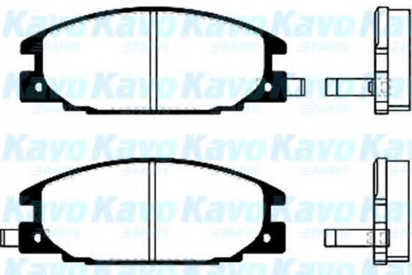 KAVO PARTS BP-3500 Тормозные колодки для ISUZU D-MAX (Исузу Д-маx)