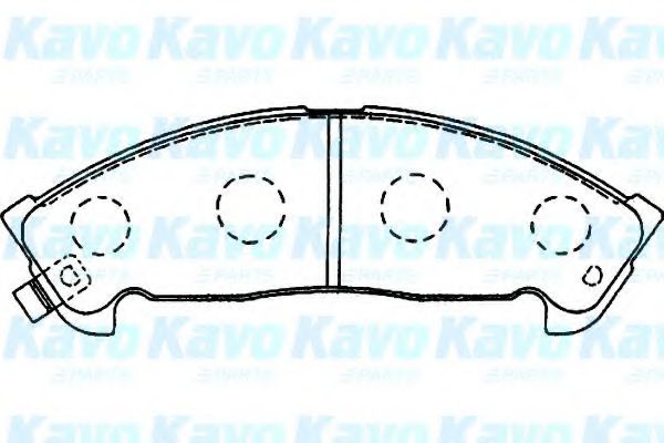 KAVO PARTS BP-3507 Тормозные колодки для ISUZU ELF (Исузу Элф) KAVO PARTS BP-3507 Тормозные колодки для ISUZU ELF (Исузу Элф)