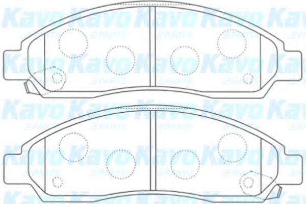 KAVO PARTS BP-3515 Тормозные колодки для ISUZU N (Исузу Н)