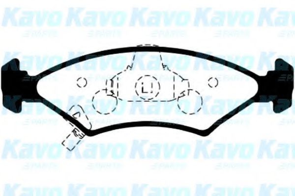 KAVO PARTS BP-4006 Тормозные колодки для KIA MENTOR / SHUMA (Киа Мэнтор / шума) KAVO PARTS BP-4006 Тормозные колодки для KIA MENTOR / SHUMA (Киа Мэнтор / шума)