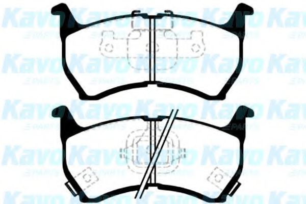 KAVO PARTS BP-4510 Тормозные колодки для MAZDA 626 II (Мазда 626 2) KAVO PARTS BP-4510 Тормозные колодки для MAZDA 626 II (Мазда 626 2)
