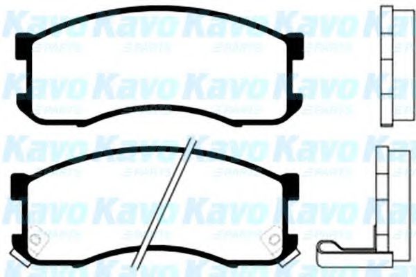 KAVO PARTS BP-4519 Тормозные колодки для MAZDA TELSTAR IV (Мазда Тэлстар иv) KAVO PARTS BP-4519 Тормозные колодки для MAZDA TELSTAR IV (Мазда Тэлстар иv)