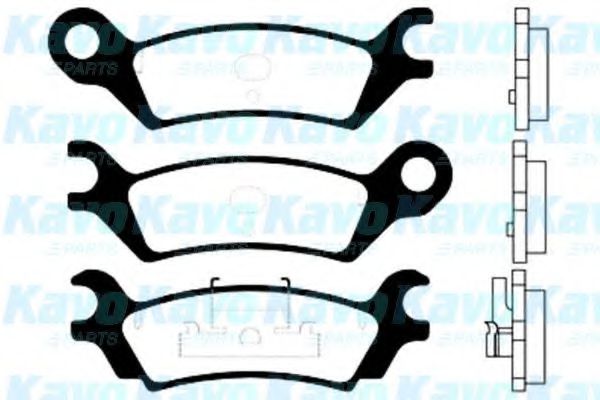 KAVO PARTS BP-4533 Тормозные колодки для MAZDA 626 II (Мазда 626 2) KAVO PARTS BP-4533 Тормозные колодки для MAZDA 626 II (Мазда 626 2)