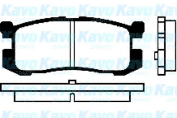 KAVO PARTS BP-4538 Тормозные колодки для MAZDA 626 III (Мазда 626 3) KAVO PARTS BP-4538 Тормозные колодки для MAZDA 626 III (Мазда 626 3)