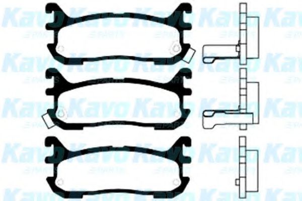 KAVO PARTS BP-4541 Тормозные колодки для MAZDA MIATA II (Мазда Миата 2) KAVO PARTS BP-4541 Тормозные колодки для MAZDA MIATA II (Мазда Миата 2)