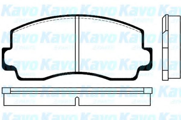 KAVO PARTS BP-5500 Тормозные колодки для MITSUBISHI GALANT (Митсубиши/митсубиси Галант) KAVO PARTS BP-5500 Тормозные колодки для MITSUBISHI GALANT (Митсубиши/митсубиси Галант)