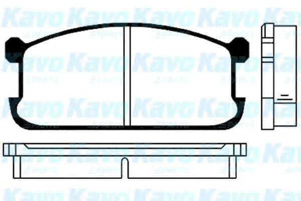 KAVO PARTS BP-5501 Тормозные колодки для MITSUBISHI GALANT II (Митсубиши/митсубиси Галант 2) KAVO PARTS BP-5501 Тормозные колодки для MITSUBISHI GALANT II (Митсубиши/митсубиси Галант 2)