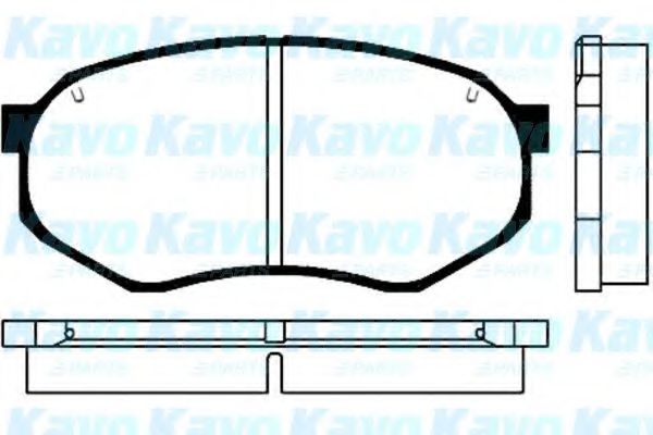 KAVO PARTS BP-5502 Тормозные колодки для MITSUBISHI STARION (Митсубиши/митсубиси Старион) KAVO PARTS BP-5502 Тормозные колодки для MITSUBISHI STARION (Митсубиши/митсубиси Старион)