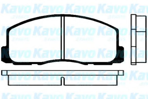 KAVO PARTS BP-5504 Тормозные колодки для MITSUBISHI TREDIA (Митсубиши/митсубиси Трэдиа) KAVO PARTS BP-5504 Тормозные колодки для MITSUBISHI TREDIA (Митсубиши/митсубиси Трэдиа)