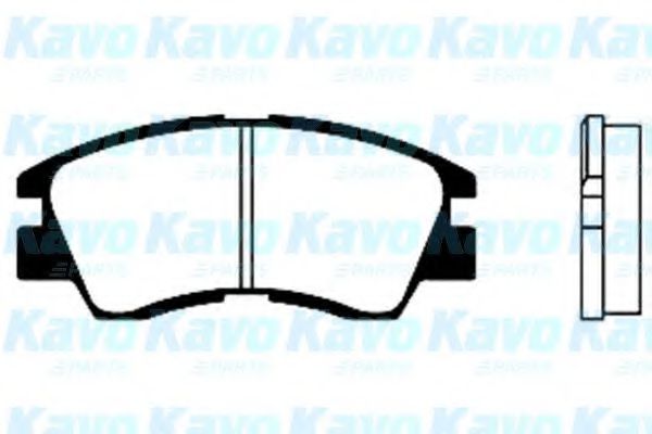 KAVO PARTS BP-5507 Тормозные колодки для MITSUBISHI MONTERO (Митсубиши/митсубиси Монтэро) KAVO PARTS BP-5507 Тормозные колодки для MITSUBISHI MONTERO (Митсубиши/митсубиси Монтэро)