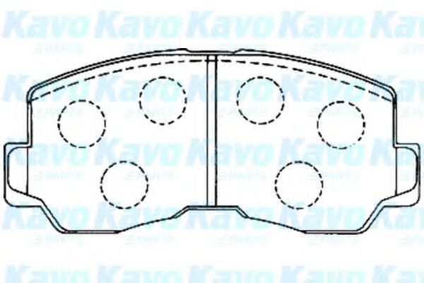 KAVO PARTS BP-5533 Тормозные колодки для MITSUBISHI MONTERO (Митсубиши/митсубиси Монтэро) KAVO PARTS BP-5533 Тормозные колодки для MITSUBISHI MONTERO (Митсубиши/митсубиси Монтэро)