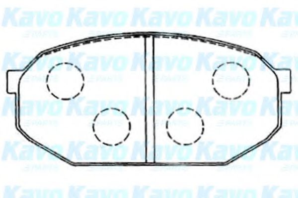 KAVO PARTS BP-5547 Тормозные колодки для MITSUBISHI STARION (Митсубиши/митсубиси Старион) KAVO PARTS BP-5547 Тормозные колодки для MITSUBISHI STARION (Митсубиши/митсубиси Старион)