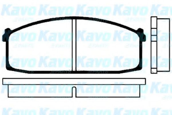 KAVO PARTS BP-6501 Тормозные колодки для NISSAN LAUREL (Ниссан Лаурэл) KAVO PARTS BP-6501 Тормозные колодки для NISSAN LAUREL (Ниссан Лаурэл)