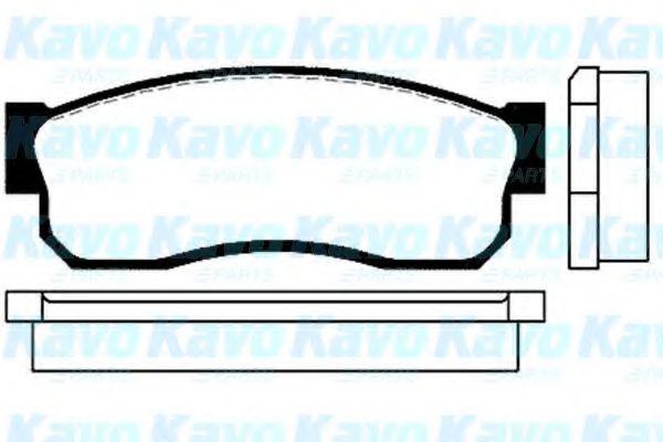 KAVO PARTS BP-6503 Тормозные колодки для NISSAN SENTRA I (Ниссан Сэнтра и)