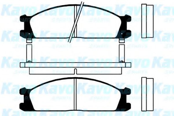 KAVO PARTS BP-6520 Тормозные колодки для NISSAN PICKUP III (Ниссан Пиcкуп 3) KAVO PARTS BP-6520 Тормозные колодки для NISSAN PICKUP III (Ниссан Пиcкуп 3)