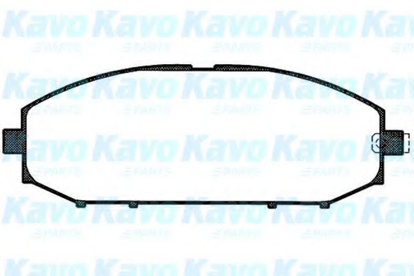 KAVO PARTS BP-6538 Тормозные колодки для NISSAN (Ниссан) KAVO PARTS BP-6538 Тормозные колодки для NISSAN (Ниссан)